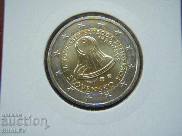 2 euro 2009 Slovakia "20 years" - Unc (2 euro) 2 euro 2009 Slovakia "20 years" - Unc (2 euro)