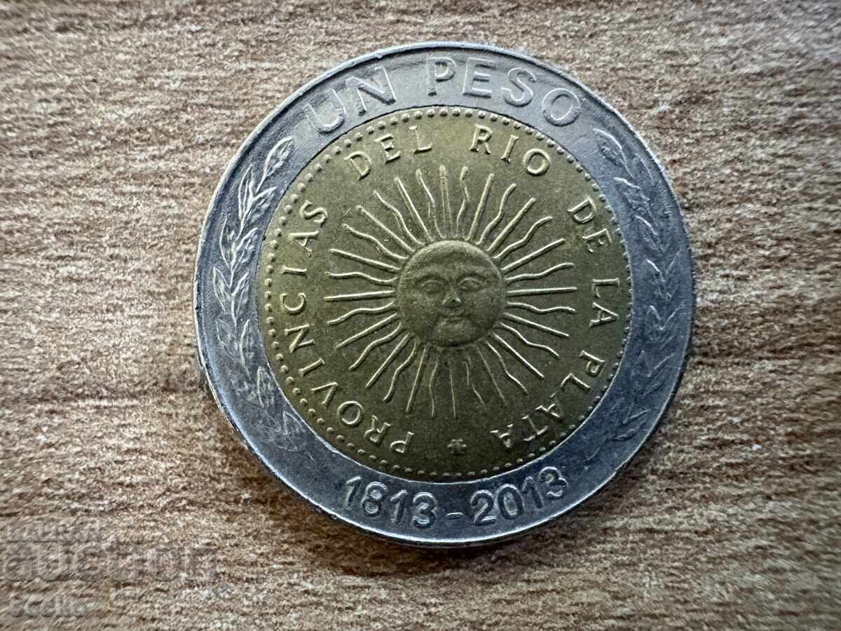 Αργεντινή - 1 πέσο (2013) - 200 χρόνια από την πρώτη... Αργεντινή - 1 πέσο (2013) - 200 χρόνια από την πρώτη...