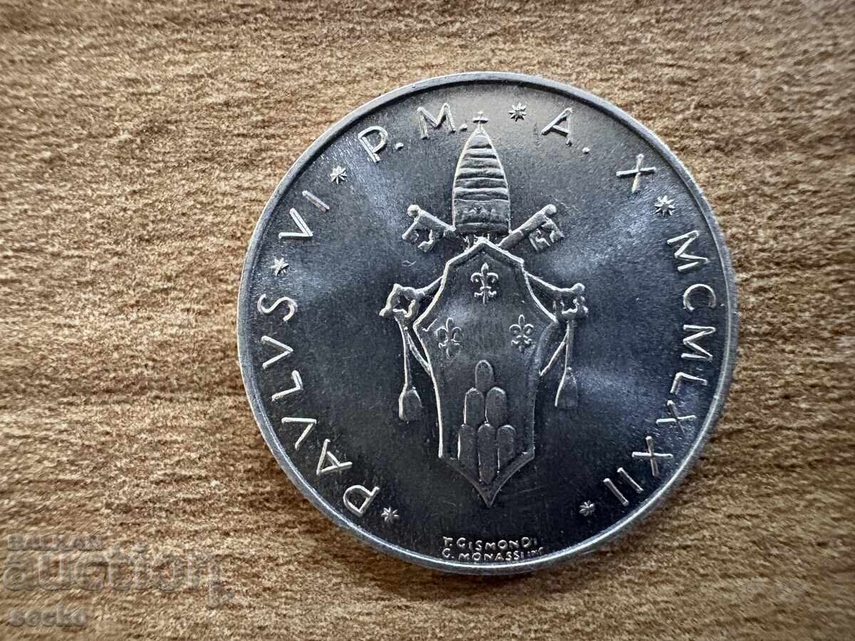Vatican City - 10 Lire (1972) with price 2.60 BGN | € 1.33
