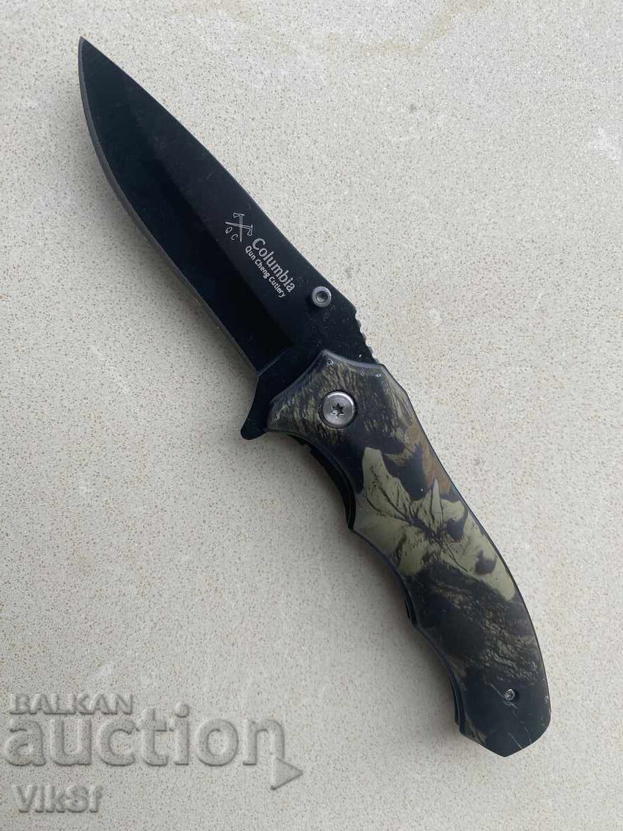 Columbia Folding Knife / 80x195cm / Anthracite Black