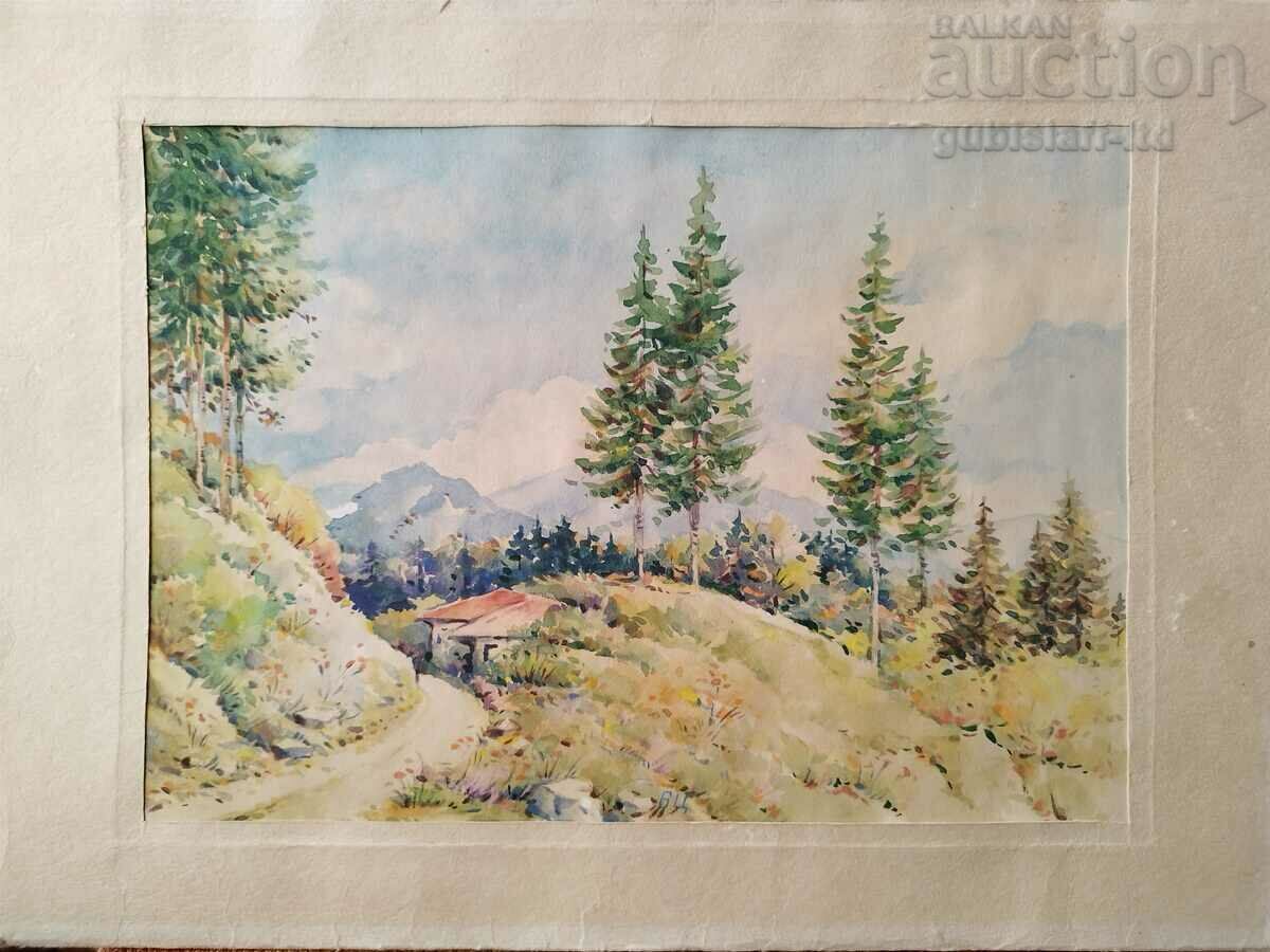 Painting, landscape, art. B.C. Painting, landscape, art. B.C.