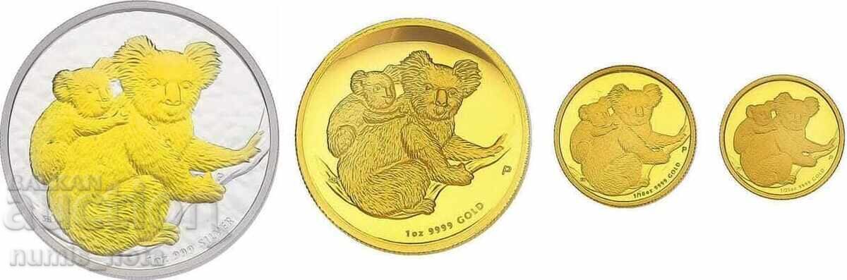 Лимитиран сет Австралия Коала 2008 година с цена 10000.00 лв. | € 5112.92 Лимитиран сет Австралия Коала 2008 година с цена 10000.00 лв. | € 5112.92