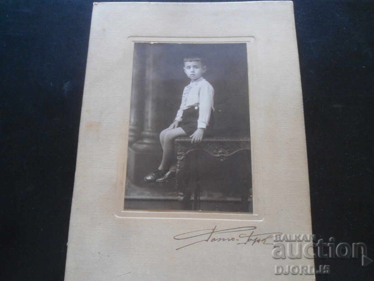 Old photo, cardboard Old photo, cardboard