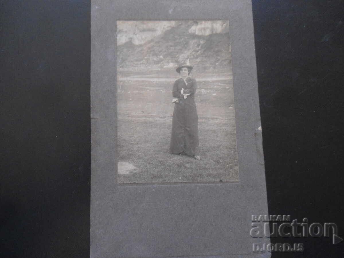 Old photo, cardboard Old photo, cardboard