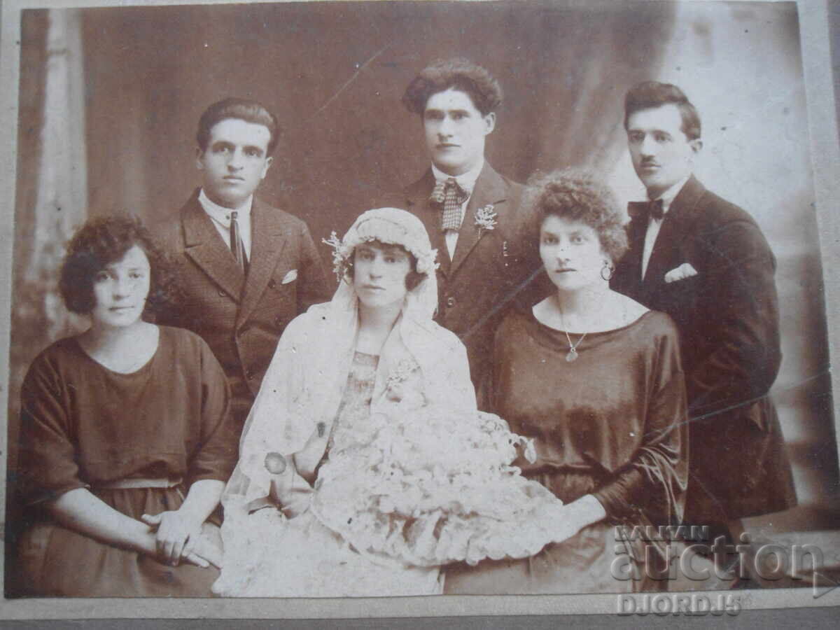 Old photo, cardboard Old photo, cardboard