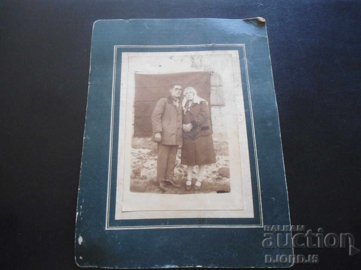 Old photo, cardboard, 20.I.1929 year with price 3.00 BGN | € 1.53