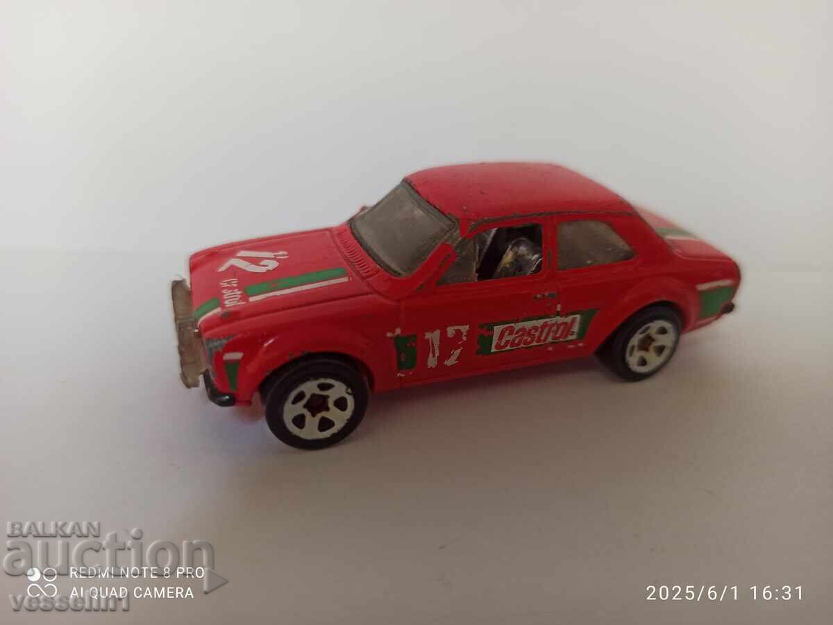 Ford Escort RS 1600 car, old toy 1/64