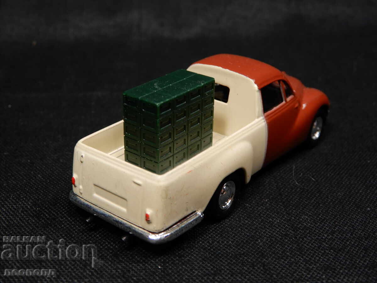 Livrarea 1/64 MAȘINUȚĂ METALICĂ RETRO IFA F9 PRITSCHE GRELL Livrarea 1/64 MAȘINUȚĂ METALICĂ RETRO IFA F9 PRITSCHE GRELL