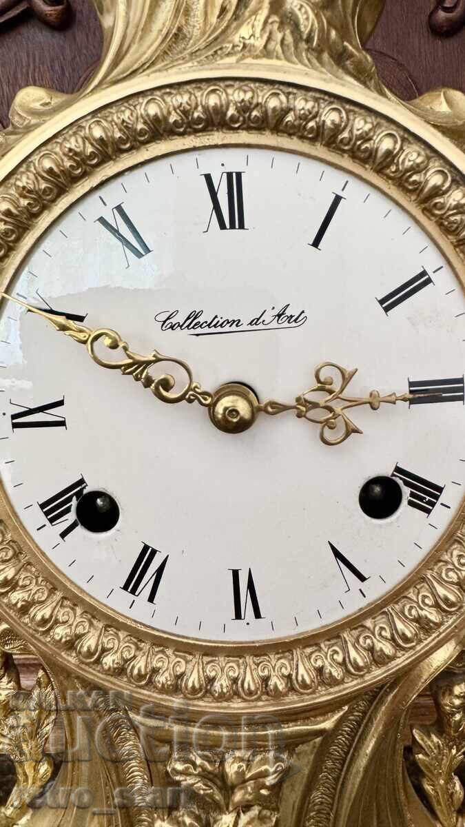 Licitație Ceas de masă din alamă Licitație Ceas de masă din alamă