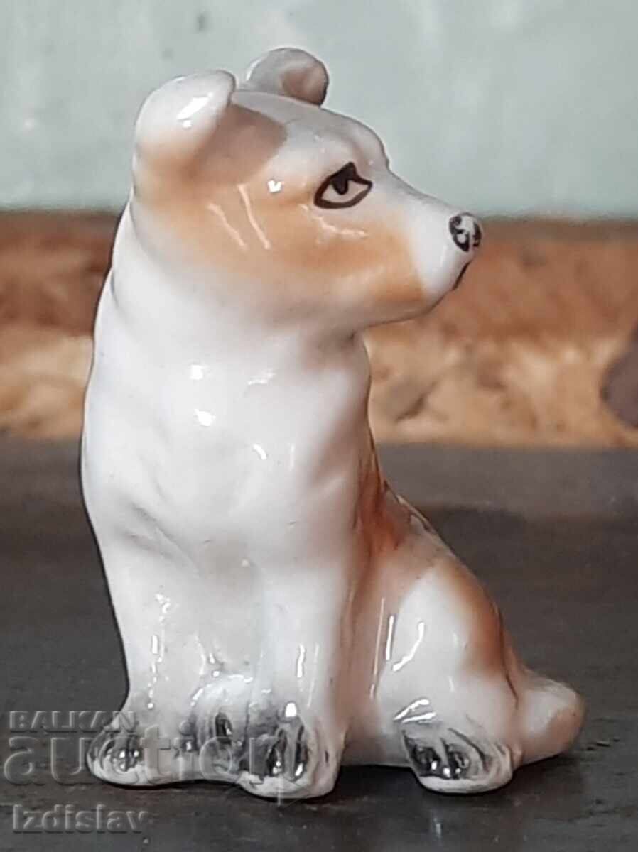 Порцеланова фигурка куче - 5