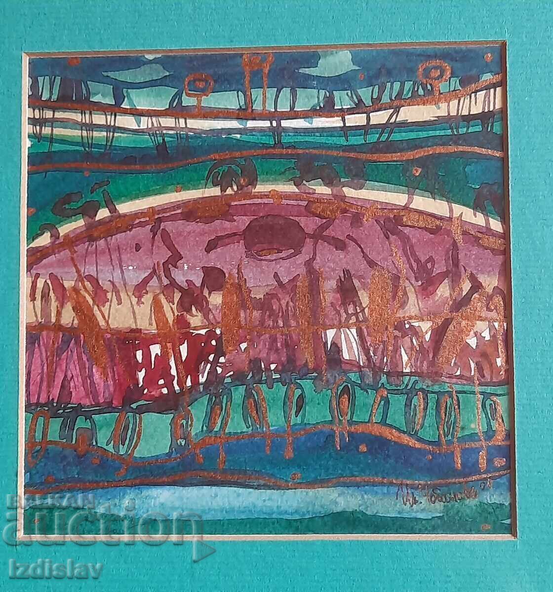 Tablou abstract cu preț € 65.00 | 127.13 BGN Tablou abstract cu preț € 65.00 | 127.13 BGN