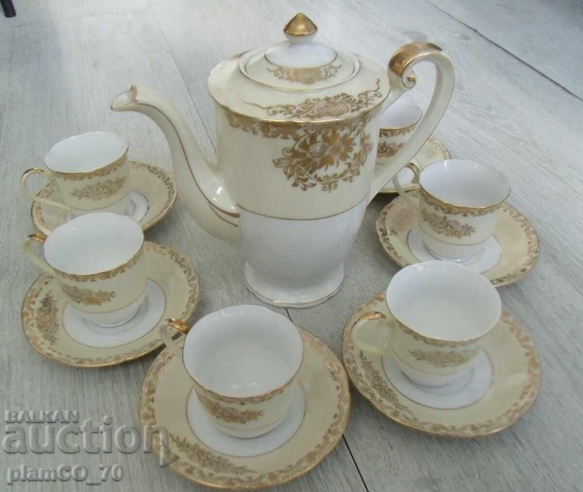 №*8076 Παλιό ιαπωνικό σερβίτσιο πορσελάνης για καφέ - CHIKARAMACHI με τιμή 70.00 BGN | € 35.79 №*8076 Παλιό ιαπωνικό σερβίτσιο πορσελάνης για καφέ - CHIKARAMACHI με τιμή 70.00 BGN | € 35.79