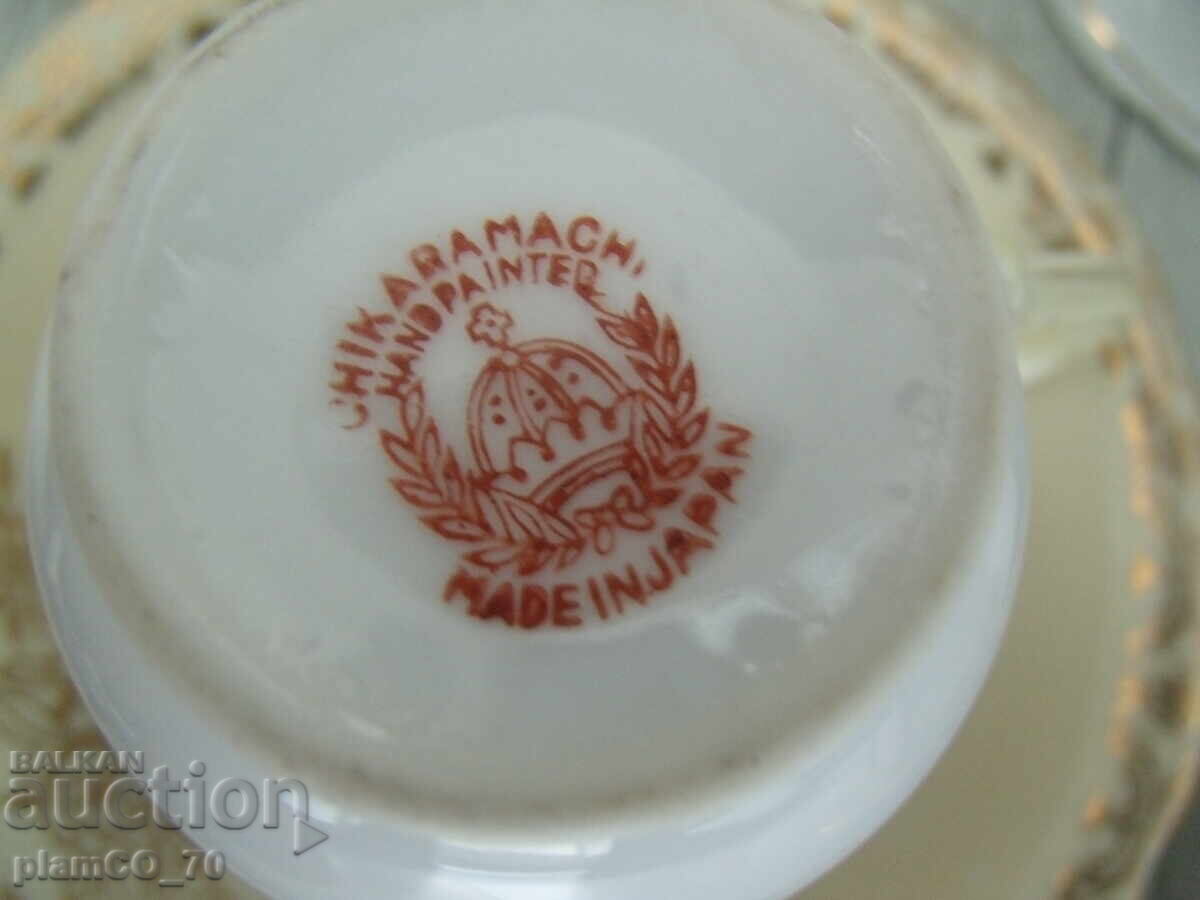 №*8076 Παλιό ιαπωνικό σερβίτσιο πορσελάνης για καφέ - CHIKARAMACHI - 5 №*8076 Παλιό ιαπωνικό σερβίτσιο πορσελάνης για καφέ - CHIKARAMACHI - 5