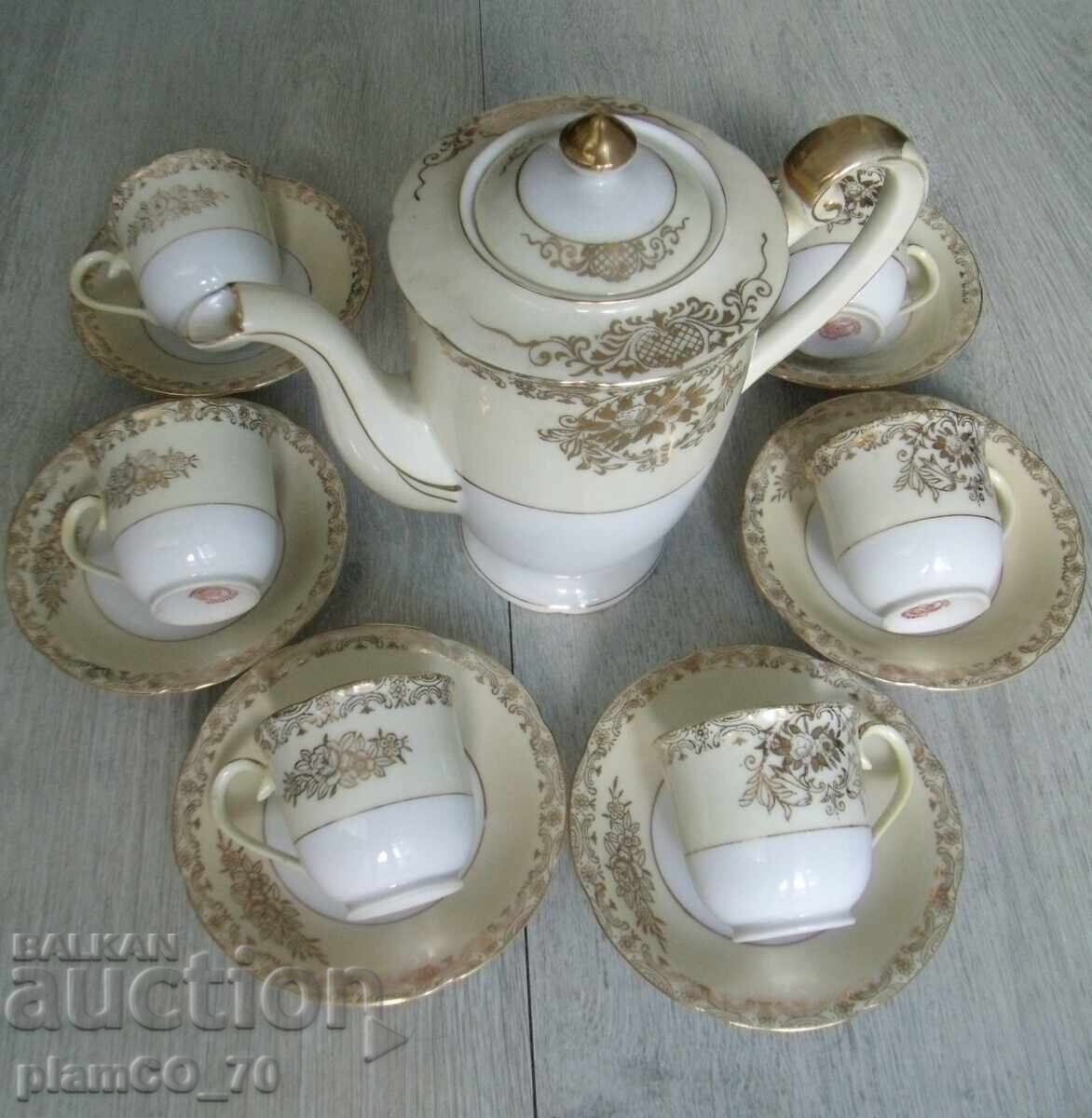 №*8076 Παλιό ιαπωνικό σερβίτσιο πορσελάνης για καφέ - CHIKARAMACHI - 6 №*8076 Παλιό ιαπωνικό σερβίτσιο πορσελάνης για καφέ - CHIKARAMACHI - 6