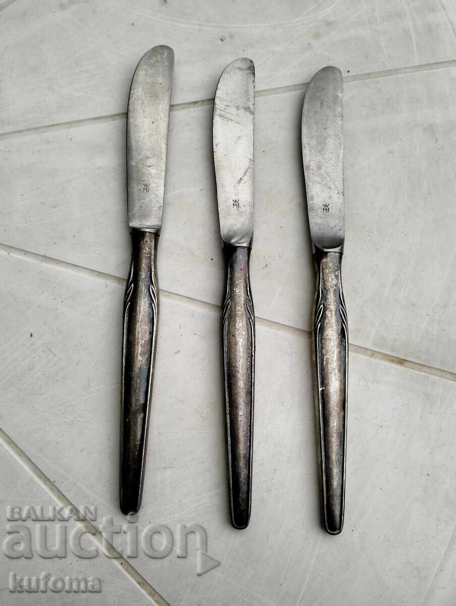 Old WMF knives, 3 pieces