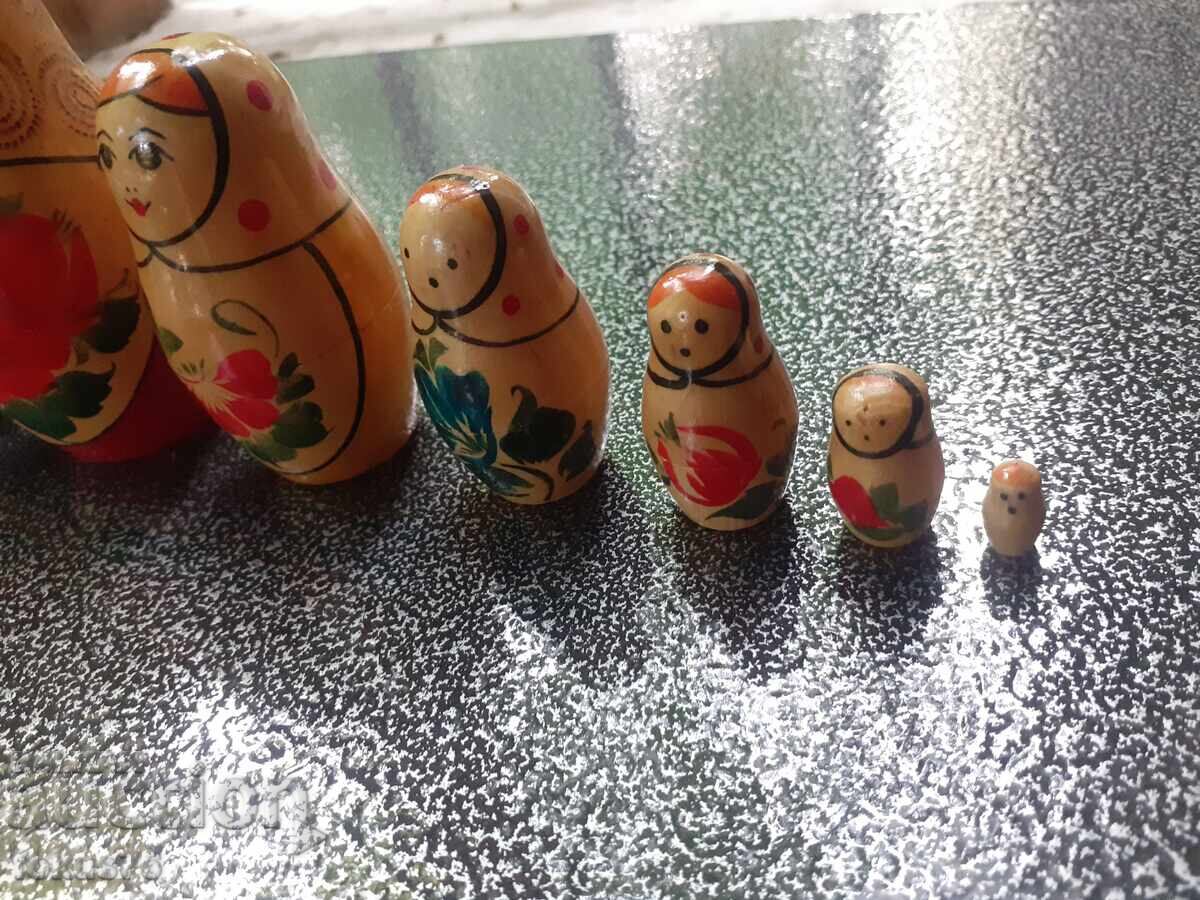 Παλιά ρωσική κούκλα ματριόσκα 8 σε 1 με τιμή 219.00 BGN | € 111.97