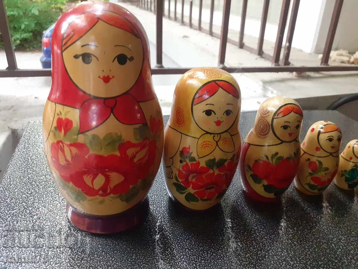 Δημοπρασία Παλιά ρωσική κούκλα ματριόσκα 8 σε 1