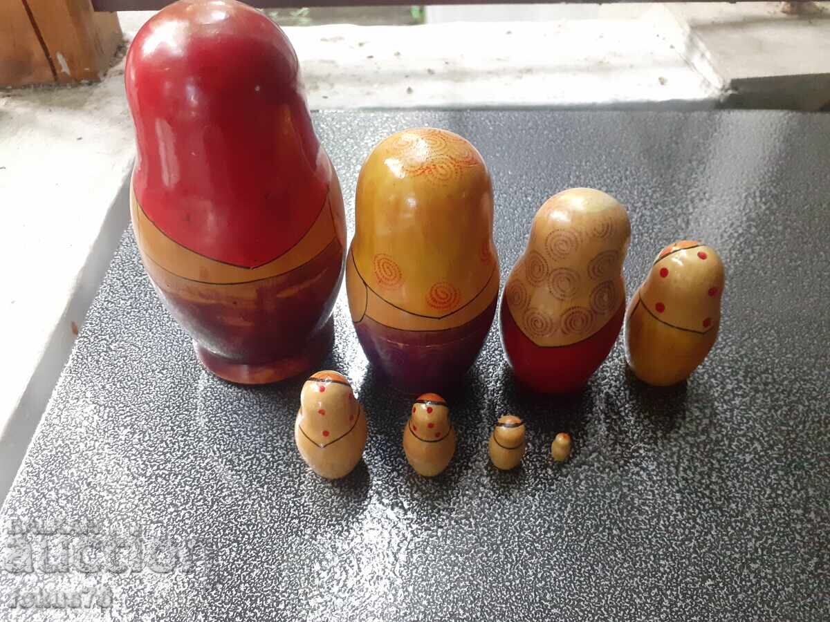 Παράδοση Παλιά ρωσική κούκλα ματριόσκα 8 σε 1