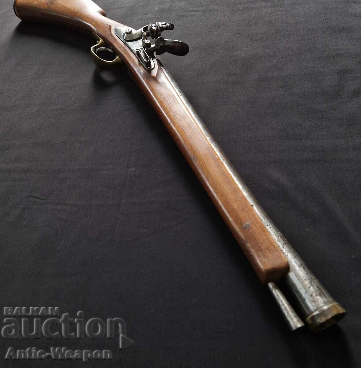 Auction  Flintlock Trombone, Naval Gun, Italy 1790-1820