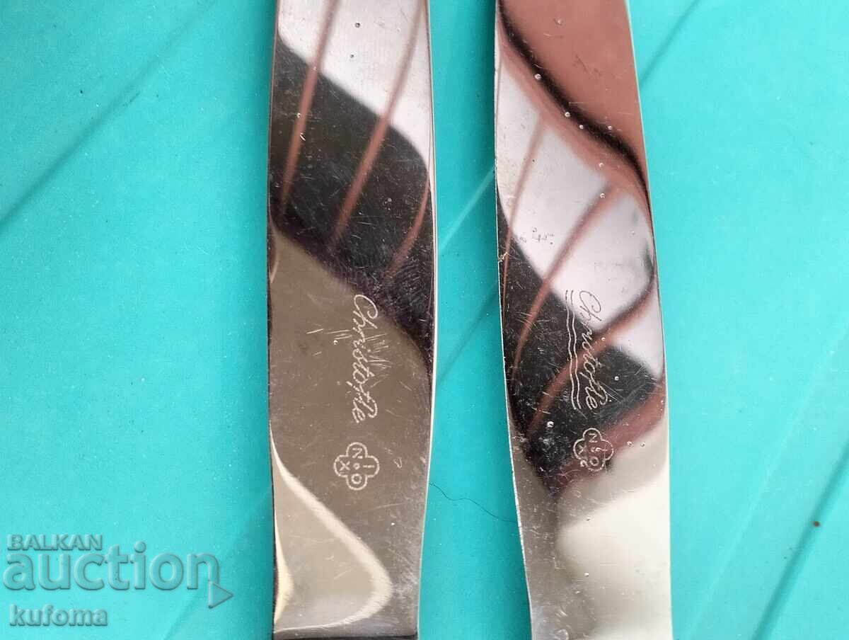 Два ножа за хранене Christofle Inox с цена 69.99 лв. | € 35.79