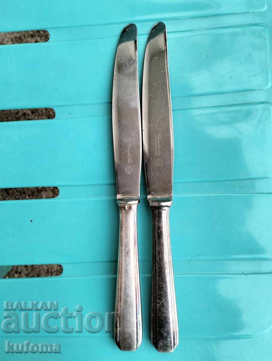 Два ножа за хранене Christofle Inox