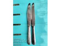 Două cuțite de masă Christofle Inox