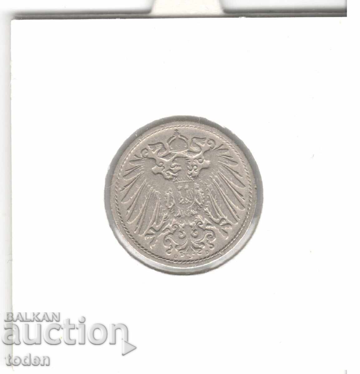 Delivery of Germany 10 Pfennig 1900 D KM# 12 Wilhelm II Small Shield