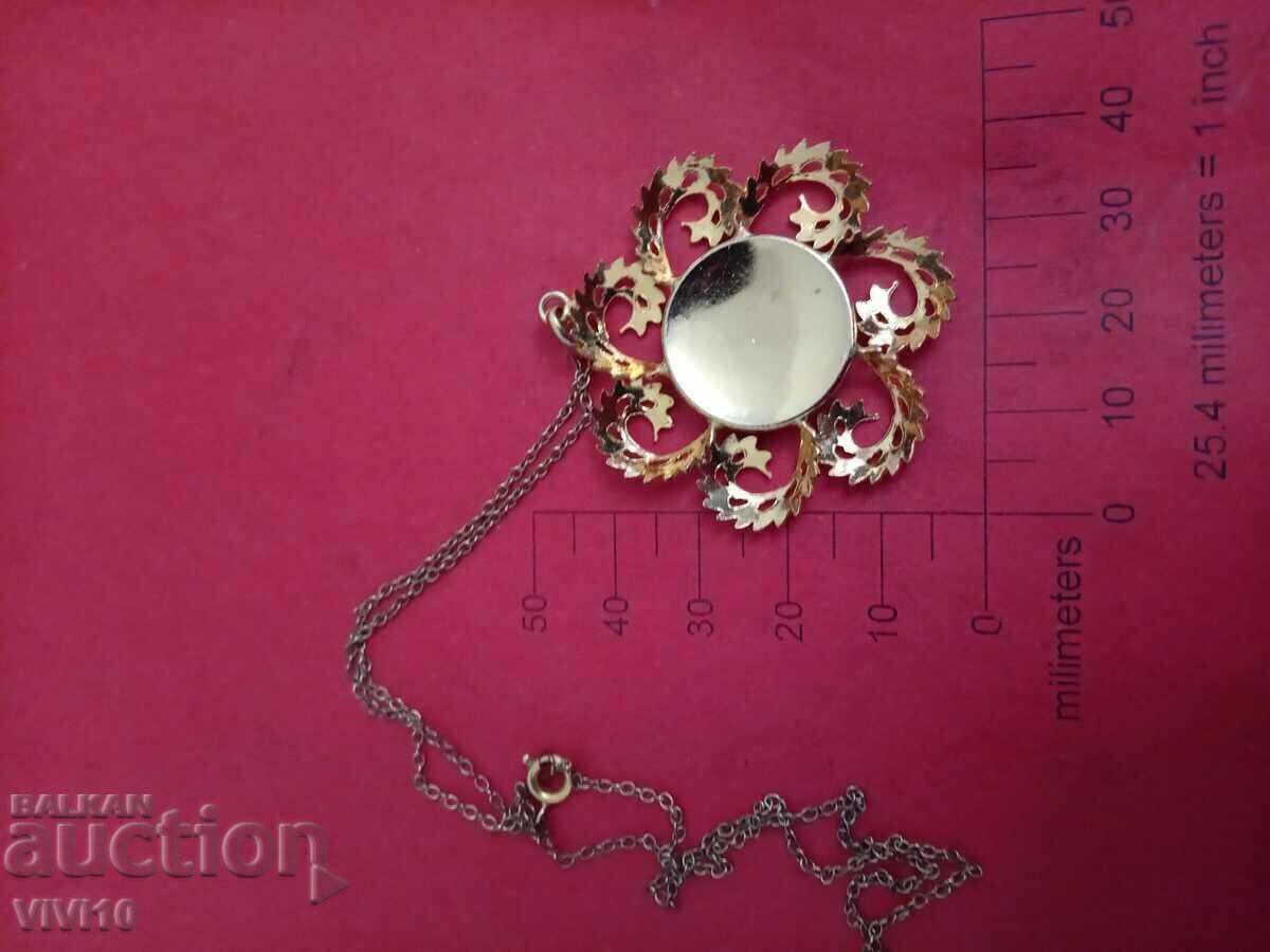 Antique necklace, steel and Gold Plated with price 50.00 BGN | € 25.56