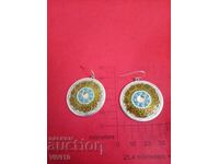 Cercei vechi cu email