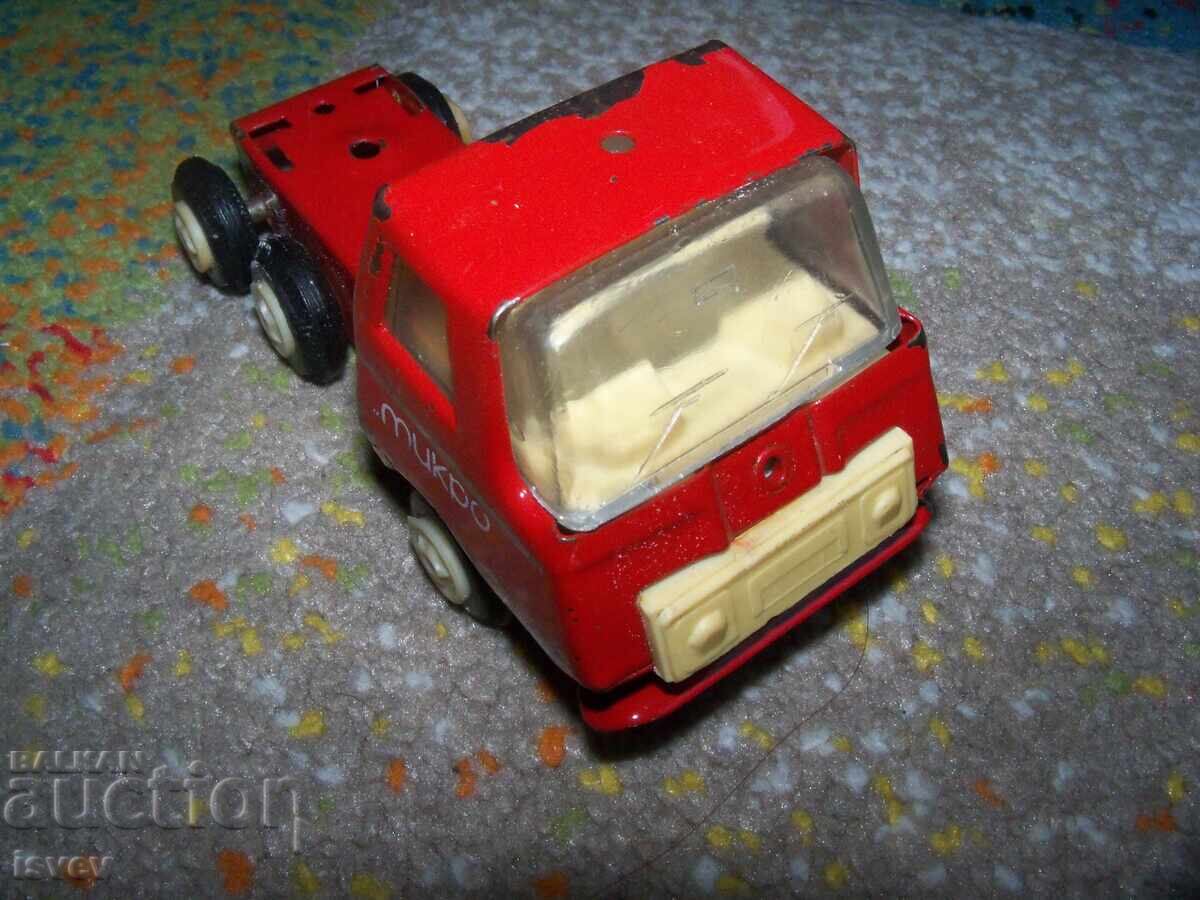Auction  Red Sheet Metal Micro Toy Truck