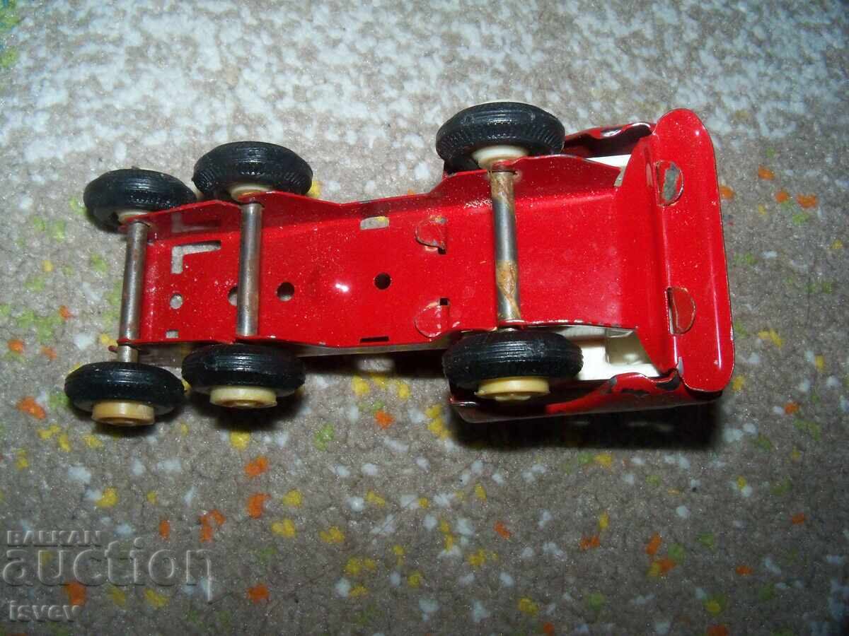 Red Sheet Metal Micro Toy Truck - 6