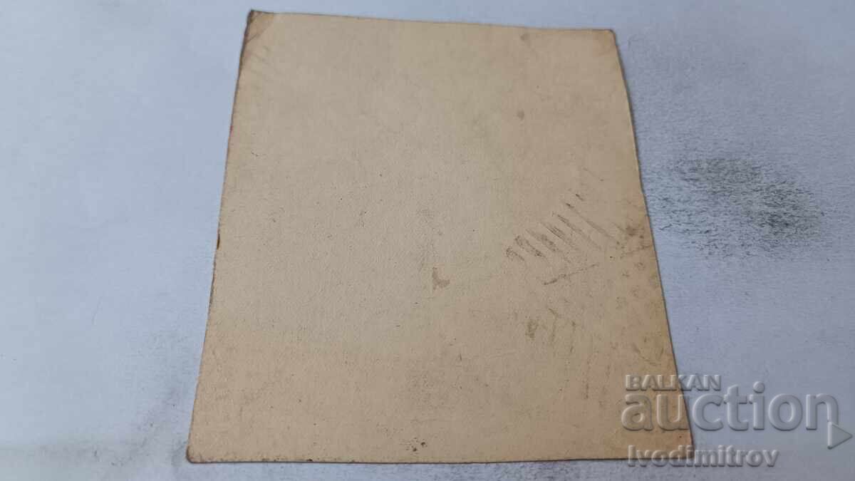 Greeting card Young man with tambourine with price 0.95 BGN | € 0.49