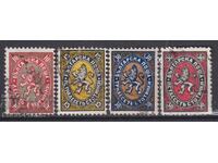 Cancelled stamps The Lion from the Coat of Arms 1927 from Bulgaria