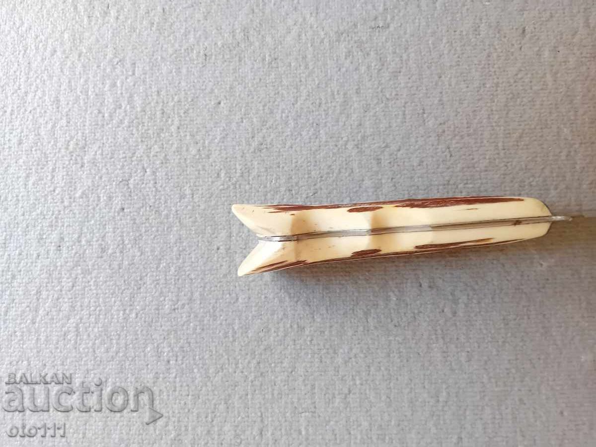 OLD GREEK KNIFE - BONE HANDLE - 5 OLD GREEK KNIFE - BONE HANDLE - 5
