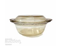 Oală din sticlă termorezistentă cu capac (11.4)