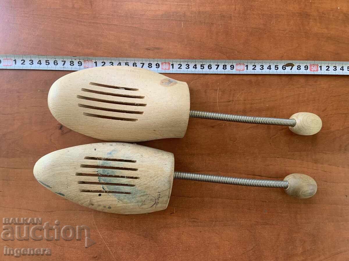 MOLD SHOE MOLDS WOOD BRANDED TENSIONERS STRETCHERS