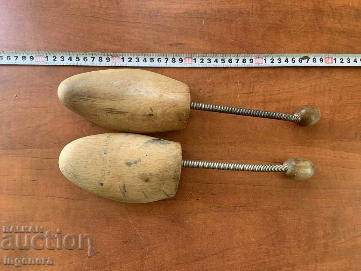 MOLD SHOE MOLDS WOOD BRANDED TENSIONERS STRETCHERS