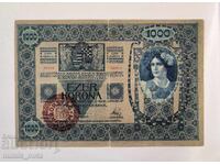 Αυστρία 1000 κορώνες 1902 στρογγυλή σφραγίδα