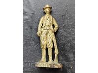 Figurină metalică din alamă de la ou Kinder