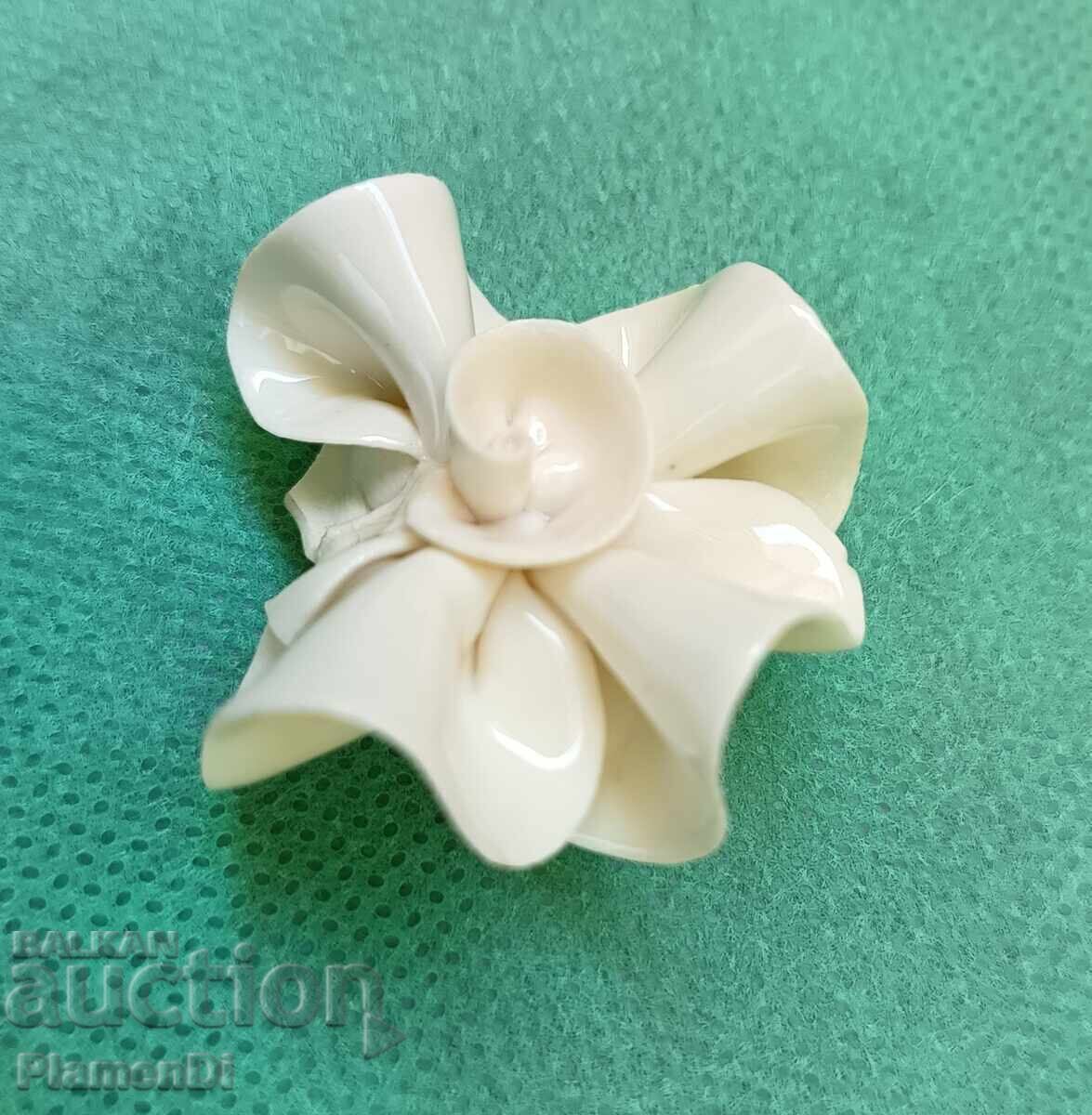 Veche broșă de porțelan bulgărească - 5