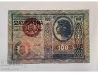 Австрия 100 крони 1912 г. кръгъл печат