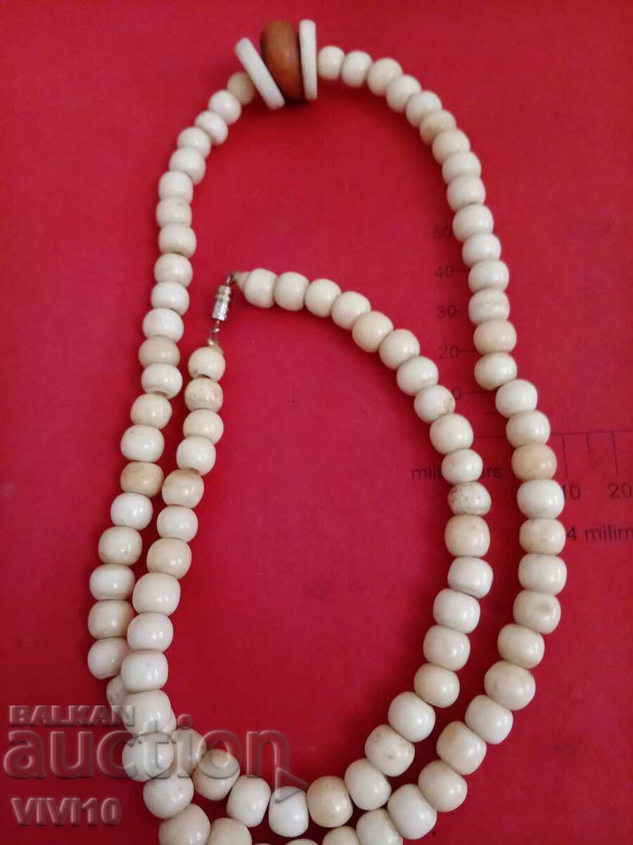 Antique bone necklace