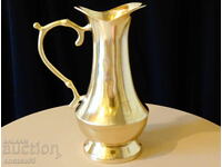 Немска бронзова кана за вино,ракия,барок