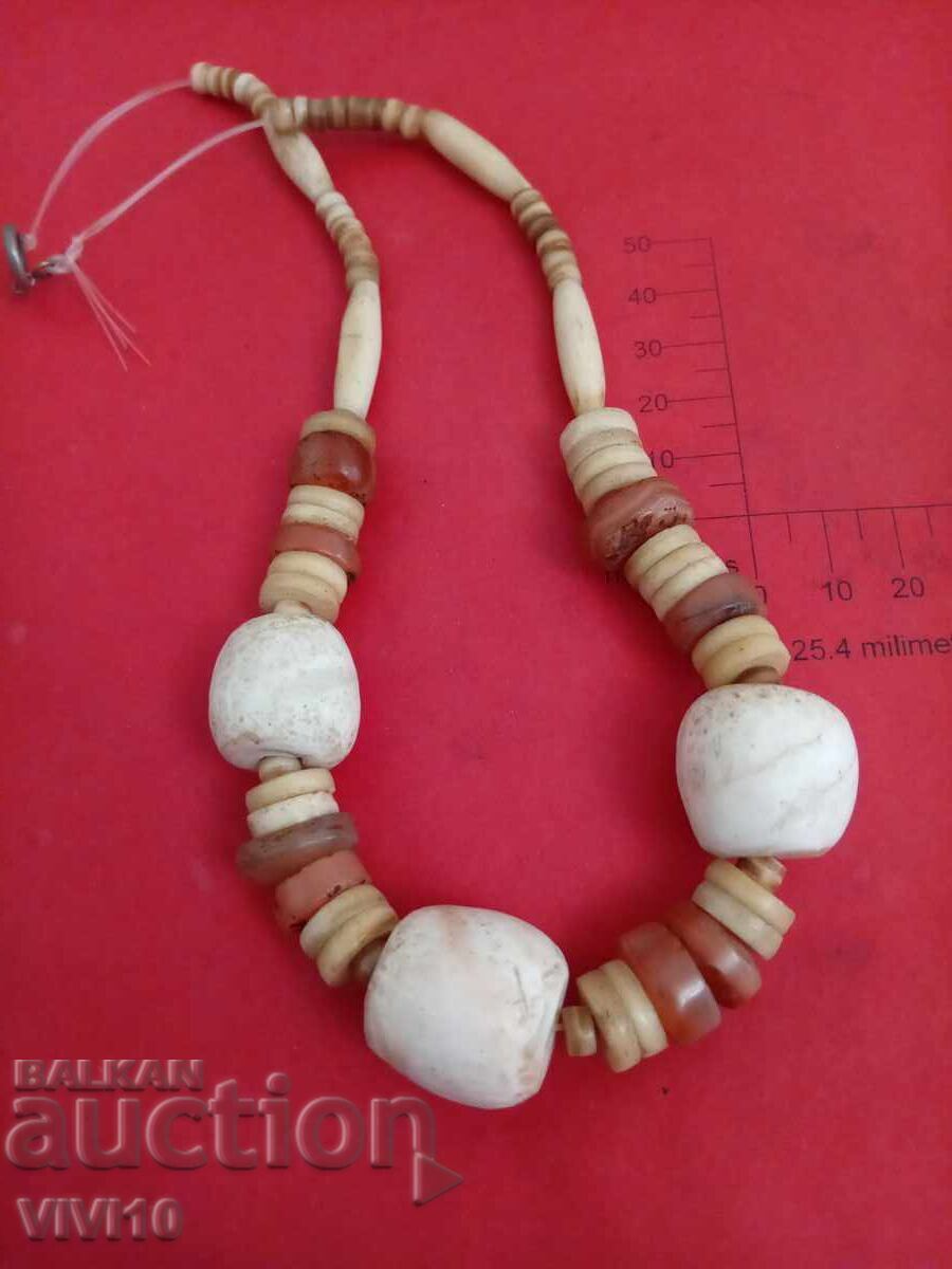 Antique bone necklace