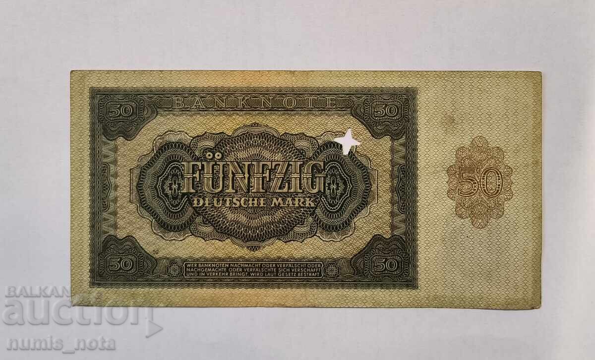 Germania RDG 50 mărci 1948 cu preț 12.00 BGN | € 6.14
