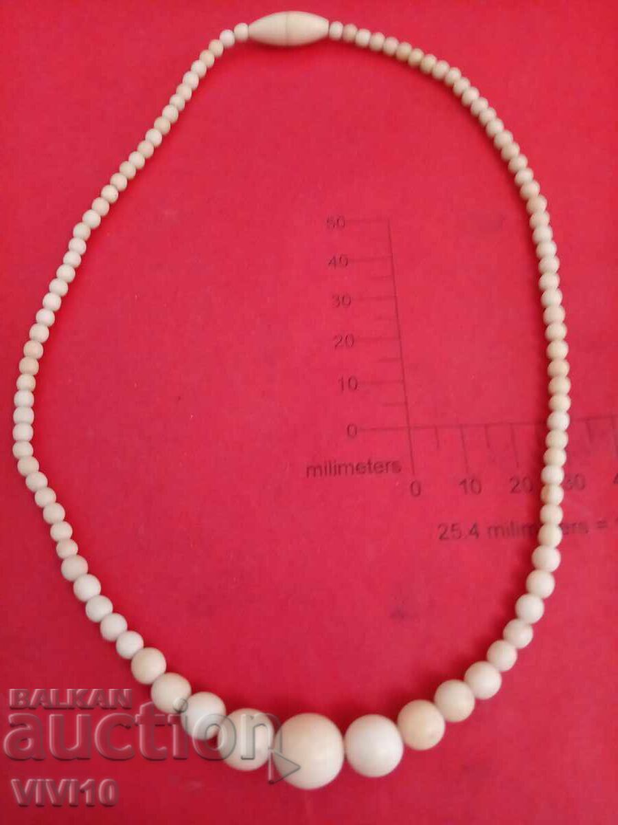 Antique bone necklace