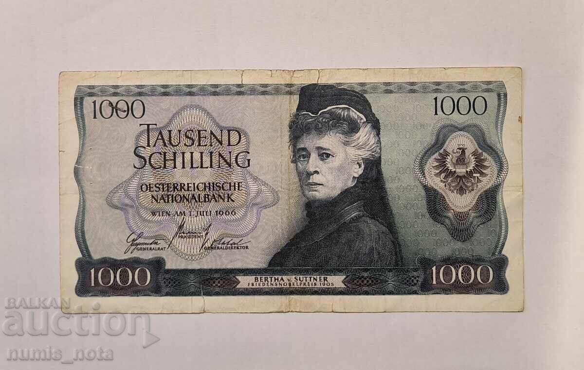 Austria 1000 Schilling 1966 Austria 1000 Schilling 1966