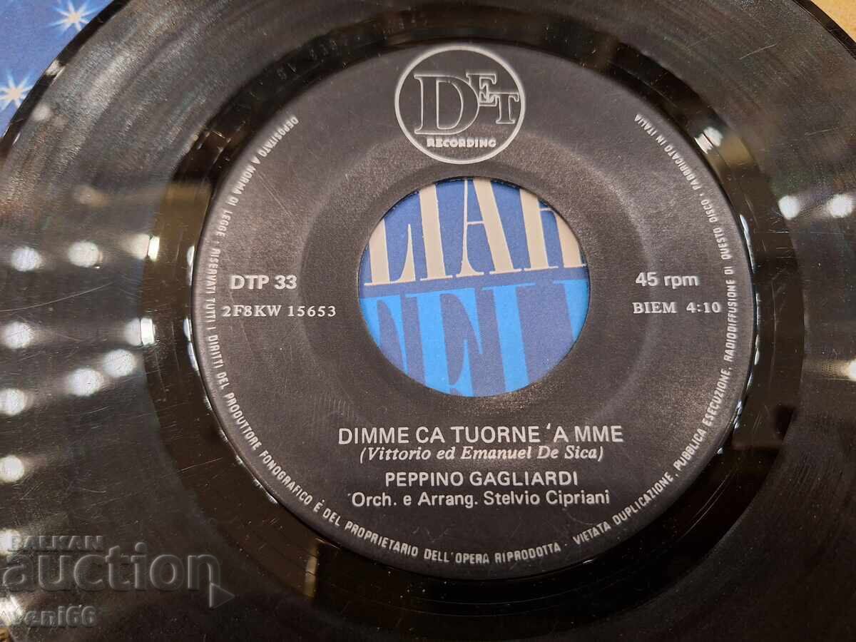 Δημοπρασία Δίσκος βινυλίου - μικρό μέγεθος - Pepin Gagliardi