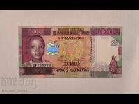 Гвинея 10000 франка 2012 година UNC