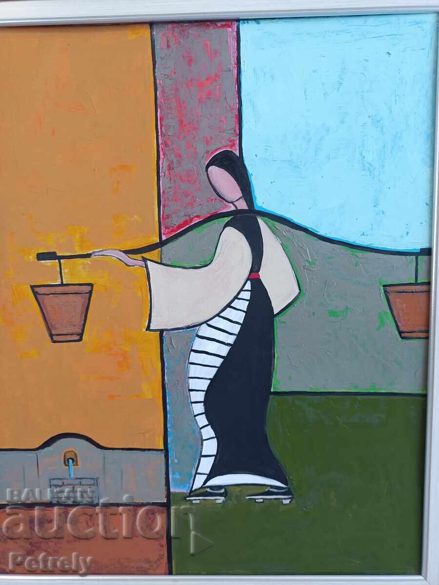 Аукцион Голяма маслена картина Аукцион Голяма маслена картина